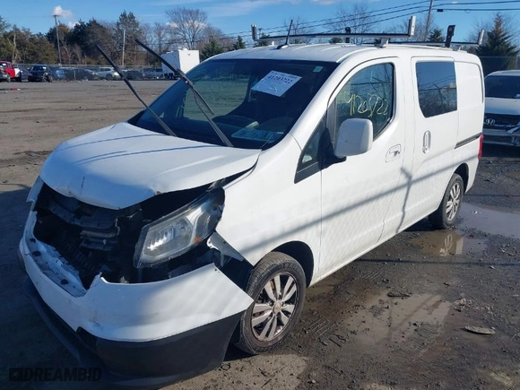 2015 Chevrolet City Express Cargo Van LT with VIN 3N63M0ZN5FK726628, listed as a IAAI auction lot 41203722 with 165,329 mi miles. Bid and sale history available at carsss.com. Image 2.