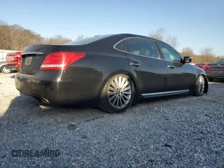 2016 Hyundai Equus Ultimate with VIN KMHGH4JH2GU101008, listed as a Copart auction lot 48182445 with 110,423 mi miles and Salvage Title. Bid and sale history available at DreamBid. Image 3.