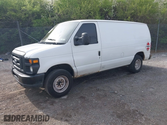 2010 Ford Econoline Cargo Commercial with VIN 1FTNE1EW1ADA91736, listed as a IAAI auction lot 42005782 with 306,746 mi miles and . Bid and sale history available at carsss.com. Image 2.