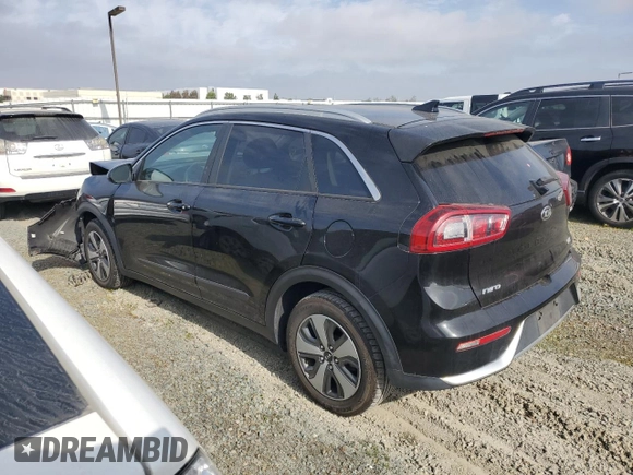 2018 Kia Niro LX with VIN KNDCB3LC3J5164717, listed as a Copart auction lot 52824605 with 82,074 mi miles and Salvage Title. Bid and sale history available at carsss.com. Image 2.