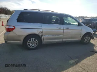 2006 Honda Odyssey EX-L with VIN 5FNRL38666B459794, listed as a Copart auction lot 46605245 with 106,623 mi miles and Salvage Title. Bid and sale history available at carsss.com. Image 3.