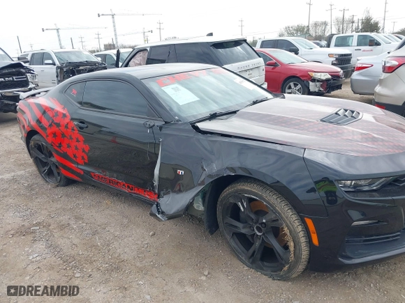 2019 Chevrolet Camaro 1SS with VIN 1G1FE1R73K0141237, listed as a IAAI auction lot 41550025 with 35,477 mi miles. Bid and sale history available at carsss.com. Image 6.