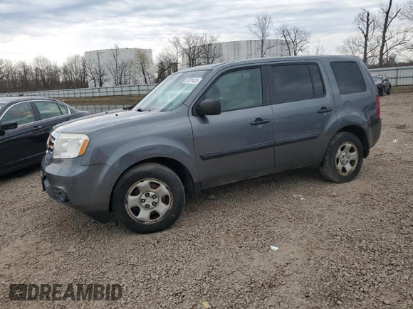 2013 Honda Pilot LX with VIN 5FNYF4H21DB044322, listed as a Copart auction lot 53721415 with 182,107 mi miles and Clean Title. Bid and sale history available at carsss.com. Image 1.
