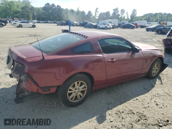 2014 Ford Mustang V6 with VIN 1ZVBP8AM9E5330246, listed as a Copart auction lot 53887865 with 118,583 mi miles and Salvage Title. Bid and sale history available at carsss.com. Image 3.