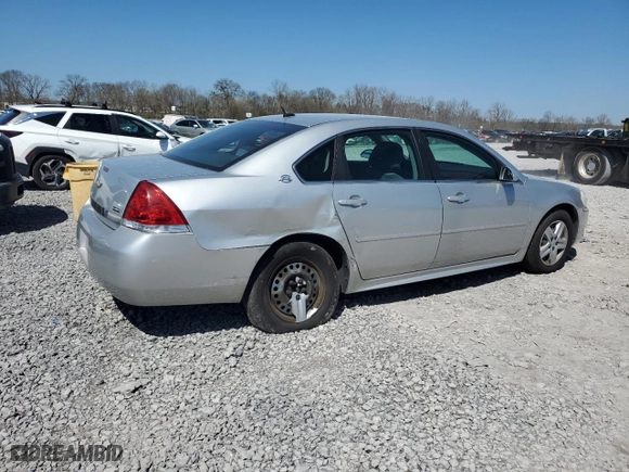 2009 Chevrolet Impala LS with VIN 2G1WB57K091190983, listed as a Copart auction lot 48704585 with 70,935 mi miles and Salvage Title. Bid and sale history available at carsss.com. Image 3.