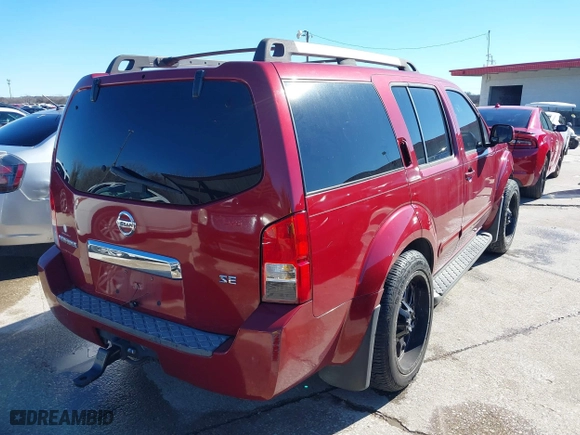 2006 Nissan Pathfinder SE with VIN 5N1AR18U66C671912, listed as a IAAI auction lot 41280406 with 130,361 mi miles. Bid and sale history available at carsss.com. Image 4.