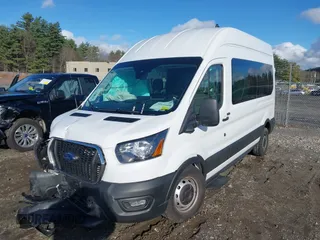 2024 Ford Transit Passenger XL with VIN 1FBAX2X83RKB05418, listed as a IAAI auction lot 40930608 with 2,344 mi miles and . Bid and sale history available at DreamBid. Image 2.