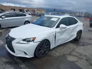 2014 Lexus IS 350 with VIN JTHBE1D27E5013784, listed as a IAAI auction lot 41446871 with 165,539 mi miles and . Bid and sale history available at DreamBid. Image 6.
