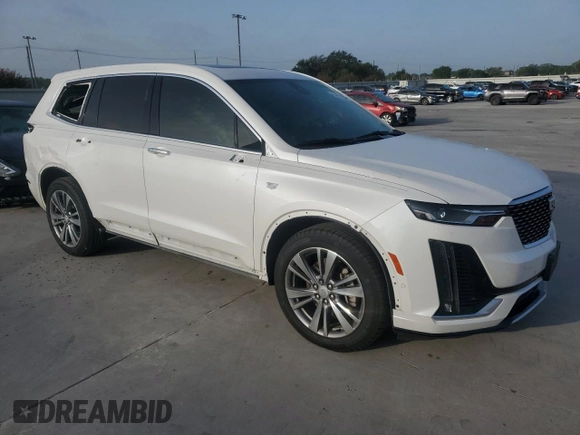 2020 Cadillac XT6 FWD Premium Luxury with VIN 1GYKPCRS7LZ122715, listed as a Copart auction lot 64907384 with 45,599 mi miles and Clean Title. Bid and sale history available at carsss.com. Image 4.