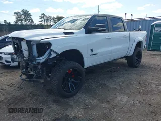 2022 Ram 1500 Big Horn with VIN 1C6SRFFT7NN204928, listed as a IAAI auction lot 41991645 with 15,597 mi miles. Bid and sale history available at carsss.com. Image 20.