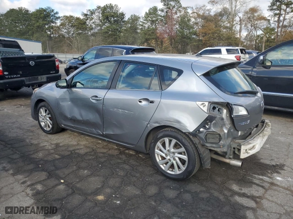 2012 Mazda Mazda3 i Touring with VIN JM1BL1L84C1682953, listed as a Copart auction lot 45654625 with 90,908 mi miles and Non Repairable. Bid and sale history available at carsss.com. Image 2.
