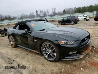 2015 Ford Mustang GT Premium with VIN 1FATP8FF6F5402223, listed as a Copart auction lot 44698185 with 47,078 mi miles and Salvage title. Bid and sale history available at DreamBid. Image 10.