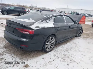 2019 Audi A5 Sportback Prestige with VIN WAUFNCF5XKA071183, listed as a IAAI auction lot 41336991 with 81,760 mi miles. Bid and sale history available at carsss.com. Image 4.