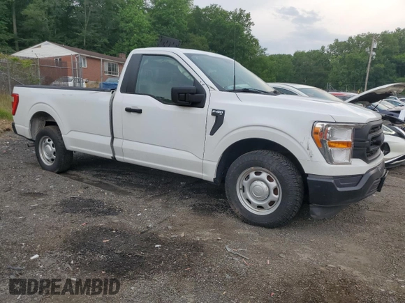 2022 Ford F-150 XL with VIN 1FTMF1CB5NKD89975, listed as a Copart auction lot 57443525 with 65,183 mi miles and Clean title. Bid and sale history available at DreamBid. Image 4.