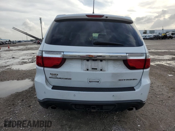 2013 Dodge Durango Citadel with VIN 1C4SDHET1DC647459, listed as a Copart auction lot 79334844 with 151,560 mi miles and Salvage Title. Bid and sale history available at carsss.com. Image 6.