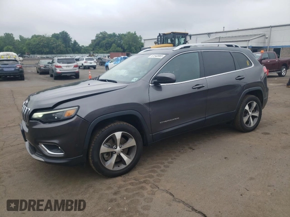2021 Jeep Cherokee Limited with VIN 1C4PJMDX5MD210666, listed as a Copart auction lot 61540965 with 67,233 mi miles and Salvage title. Bid and sale history available at DreamBid. Image 1.