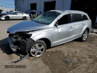 2014 Audi Q7 3.0T Premium Plus with VIN WA1LGAFE0ED004917, listed as a Copart auction lot 51525705 with 157,036 mi miles and Salvage Title. Bid and sale history available at carsss.com. Image 1.