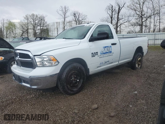 2022 Ram 1500 Tradesman with VIN 3C6JR7DG3NG376017, listed as a Copart auction lot 54113605 with 40,315 mi miles and Salvage title. Bid and sale history available at DreamBid. Image 1.