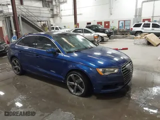 2015 Audi A3 2.0T Premium Plus with VIN WAUEFGFF8F1093570, listed as a IAAI auction lot 41583910 with 102,739 mi miles. Bid and sale history available at carsss.com. Image 1.