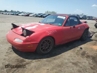 1993 Mazda MX-5 Miata with VIN JM1NA3511P0406871, listed as a Copart auction lot 62239125 with 217,379 mi miles and Salvage title. Bid and sale history available at DreamBid. Image 1.