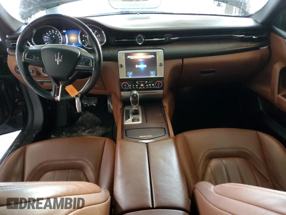 2016 Maserati Quattroporte S with VIN ZAM56RPA3G1189783, listed as a Copart auction lot 50347163 with 85,412 mi miles. Bid and sale history available at carsss.com. Image 8.
