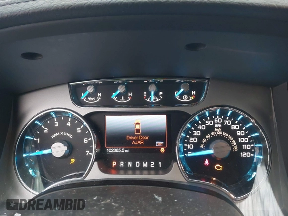 2013 Ford F-150 XL with VIN 1FTFW1EFXDFB59784, listed as a IAAI auction lot 41915547 with 102,365 mi miles. Bid and sale history available at carsss.com. Image 7.
