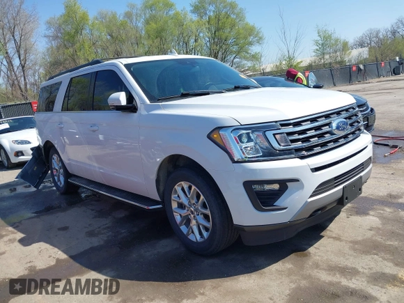 2020 Ford Expedition Max XLT z VIN 1FMJK1JT9LEA76235, wystawiony jako IAAI lot #41972476 z przebiegiem 161 436 mil mil oraz . Historia ofert i sprzedaży dostępna na DreamBid. Obrazek 1.