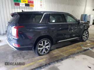 2021 Hyundai Palisade Limited z VIN KM8R5DHE5MU204142, wystawiony jako Copart lot #55079005 z przebiegiem 32 197 mil mil oraz Szkody całkowita. Historia ofert i sprzedaży dostępna na DreamBid. Obrazek 3.