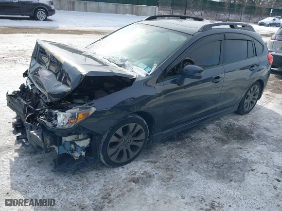 2016 Subaru Impreza Wagon 2.0i Sport Limited with VIN JF1GPAY66G8240793, listed as a IAAI auction lot 41378529 with 86,396 mi miles. Bid and sale history available at carsss.com. Image 2.