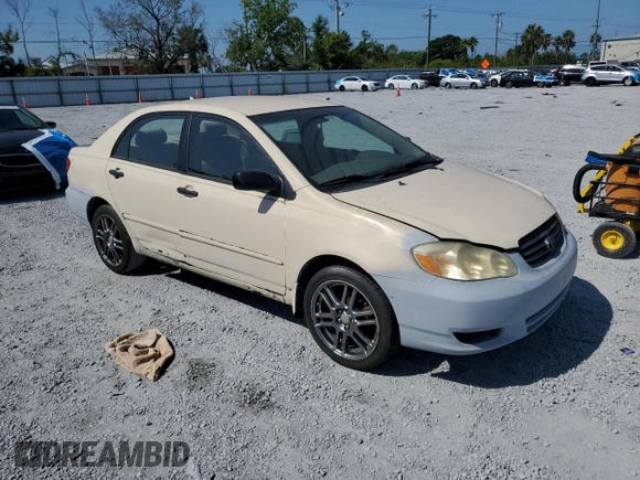 2004 Toyota Corolla CE with VIN JTDBR32EX40052802, listed as a Copart auction lot 55020115 with 239,999 mi miles and Clean Title. Bid and sale history available at DreamBid. Image 4.