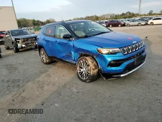 2022 Jeep Compass Limited with VIN 3C4NJDCB6NT105806, listed as a Copart auction lot 52670825 with 15,417 mi miles and Salvage title. Bid and sale history available at DreamBid. Image 11.