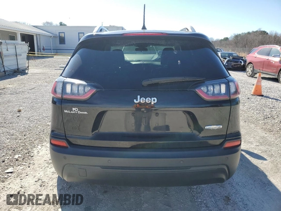 2020 Jeep Cherokee Latitude Plus with VIN 1C4PJLLBXLD525512, listed as a Copart auction lot 43644995 with 63,342 mi miles and Salvage Title. Bid and sale history available at carsss.com. Image 6.