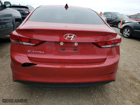 2018 Hyundai Elantra SEL with VIN 5NPD84LF1JH246576, listed as a Copart auction lot 84260684 with 75,693 mi miles and Salvage Title. Bid and sale history available at carsss.com. Image 6.