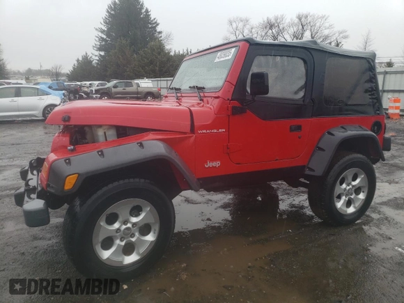 2002 Jeep Wrangler SE with VIN 1J4FA29P02P715013, listed as a Copart auction lot 48039035 with 193,583 mi miles and Salvage Title. Bid and sale history available at DreamBid. Image 1.