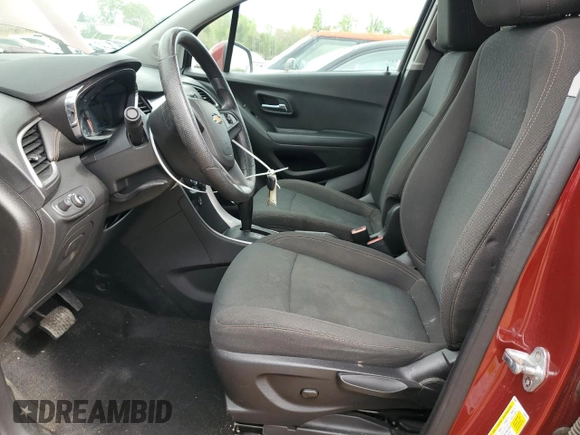2021 Chevrolet Trax LS with VIN KL7CJNSB9MB359280, listed as a Copart auction lot 47455785 with 62,362 mi miles and Salvage Title. Bid and sale history available at carsss.com. Image 7.