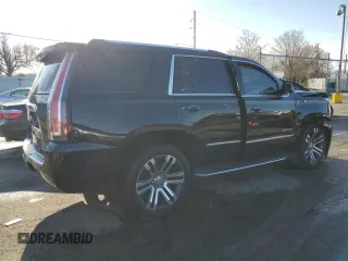 2017 GMC Yukon Denali with VIN 1GKS2CKJ5HR248671, listed as a Copart auction lot 50127715 with 83,376 mi miles and Salvage Title. Bid and sale history available at carsss.com. Image 3.