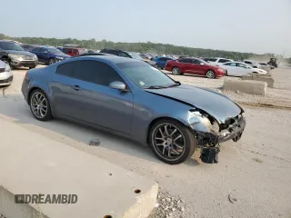 2005 Infiniti G35 Coupe with VIN JNKCV54E85M403143, listed as a Copart auction lot 64476634 with 206,226 mi miles and Salvage Title. Bid and sale history available at carsss.com. Image 4.