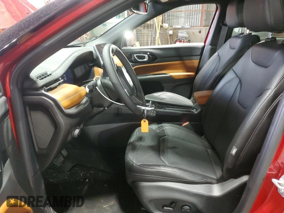 2024 Jeep Compass Limited с VIN 3C4NJDCNXRT158976, выставлен на аукционе Copart как лот 53246675 с пробегом 1 533 миль миль и Списание • Salvage title. История ставок и продаж доступна на DreamBid. Изображение 7.