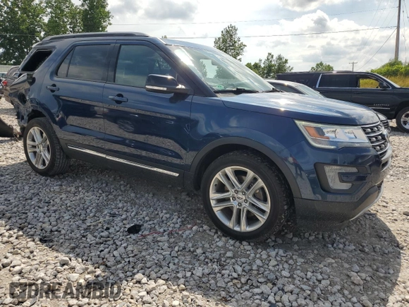 2017 Ford Explorer XLT z VIN 1FM5K8D81HGD02295, wystawiony jako Copart lot #62638805 z przebiegiem 83 614 mil mil oraz Czysty tytuł • Clean title. Historia ofert i sprzedaży dostępna na DreamBid. Obrazek 4.