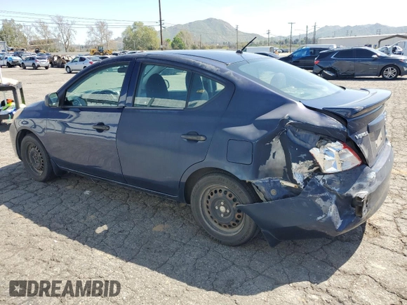 2014 Nissan Versa SV with VIN 3N1CN7AP8EL825218, listed as a Copart auction lot 49835355 with 156,744 mi miles and Salvage Title. Bid and sale history available at carsss.com. Image 2.