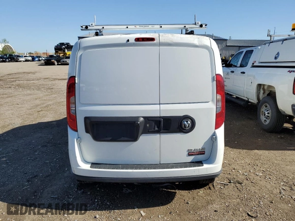 2022 Ram ProMaster City Cargo Tradesman with VIN ZFBHRFAB5N6W66936, listed as a Copart auction lot 56291705 with 42,653 mi miles and Salvage title. Bid and sale history available at DreamBid. Image 6.