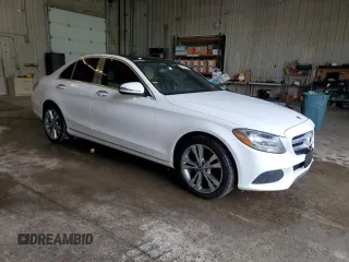 2018 Mercedes-Benz C 300 with VIN 55SWF4KB2JU280486, listed as a Copart auction lot 46850755 with 73,452 mi miles and Salvage title. Bid and sale history available at DreamBid. Image 4.