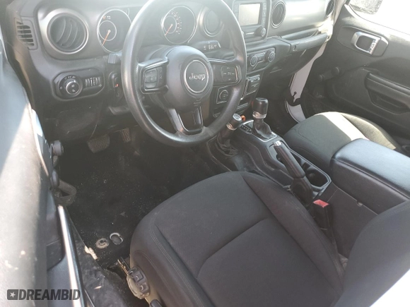 2020 Jeep Gladiator Sport S with VIN 1C6HJTAG3LL195356, listed as a Copart auction lot 65898904 with 0 mi miles and Salvage Title. Bid and sale history available at carsss.com. Image 8.