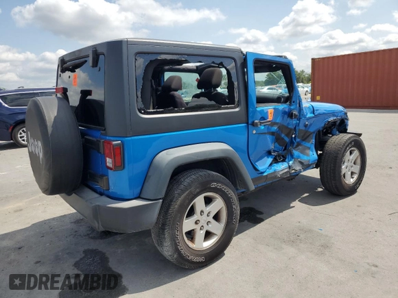 2016 Jeep Wrangler Sport с VIN 1C4AJWAG8GL287256, выставлен на аукционе Copart как лот 55766125 с пробегом 76 601 миль миль и Списание • Salvage title. История ставок и продаж доступна на DreamBid. Изображение 3.