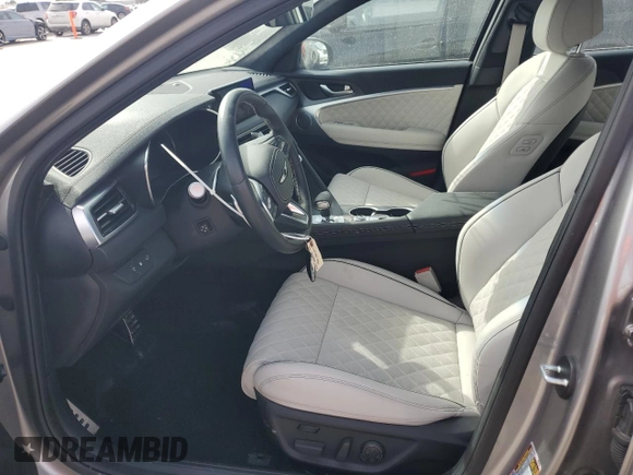 2024 Genesis G70 Sport Advanced with VIN KMTG54SE8RU138988, listed as a Copart auction lot 42835125 with 6,200 mi miles and Salvage Title. Bid and sale history available at DreamBid. Image 7.