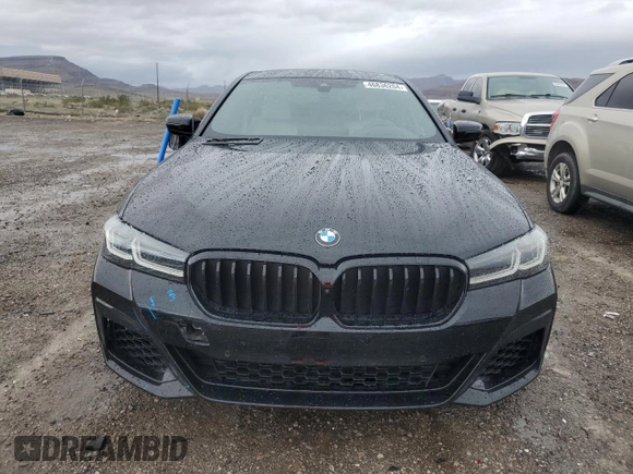 2022 BMW 5 Series M550i xDrive with VIN WBA13BK02NCH84353, listed as a Copart auction lot 46836204 with Not provided miles and Salvage title. Bid and sale history available at DreamBid. Image 5.