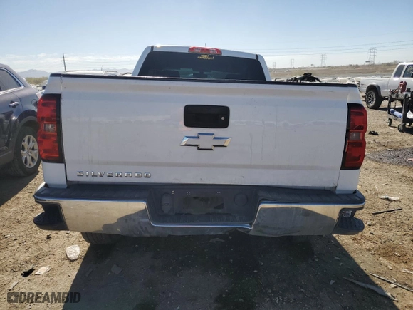 2015 Chevrolet Silverado 1500 Work Truck with VIN 1GCRCPEC5FZ390804, listed as a Copart auction lot 82556224 with 0 mi miles and Salvage Title. Bid and sale history available at carsss.com. Image 6.