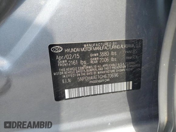 2016 Hyundai Elantra SE с VIN 5NPDH4AE1GH670696, выставлен на аукционе Copart как лот 63567185 с пробегом 89 780 миль миль и Чистый • Clean title. История ставок и продаж доступна на DreamBid. Изображение 12.