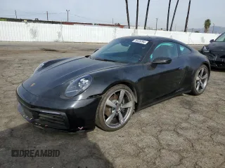 2024 Porsche 911 Carrera with VIN WP0AA2A98RS207523, listed as a Copart auction lot 78128794 with 5,956 mi miles and Salvage Title. Bid and sale history available at carsss.com. Image 1.