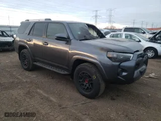 2022 Toyota 4Runner SR5 with VIN JTEEU5JR8N5273276, listed as a Copart auction lot 69159112 with 0 mi miles and Salvage Title. Bid and sale history available at carsss.com. Image 4.